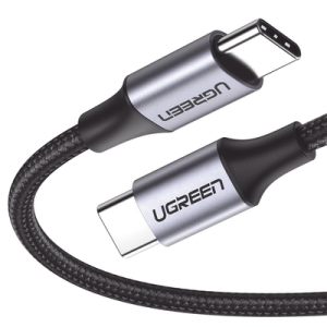 cable usb c a usb c | 1 metro | transferencia de datos de 480 mbps | carga rápida de hasta 60w | qc 4.0/3.0/2.0 | pd3.0 | fpc | afc | protección integrada | caja de aluminio | nylon trenzado | color negro.