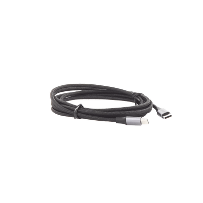 cable usb c a usb c | 2 metros | transferencia de datos de 480 mbps | carga rápida de hasta 60w | qc 4.0/3.0/2.0 | pd3.0 | fpc | afc | protección integrada | caja de aluminio | nylon trenzado | color negro. cable usb c a usb c | 2 metros | transferencia de datos de 480 mbps | carga rápida de hasta 60w | qc 4.0/3.0/2.0 | pd3.0 | fpc | afc | protección integrada | caja de aluminio | nylon trenzado | color negro.