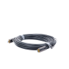 cable hdmi de 15 metros por fibra Óptica 4k@60hz | fibra de 4 núcleos + cobre estañado de 7 núcleos | compatible con hdmi 2.0 | alta velocidad 18 gbps | 3d | hdr | carcasa de zinc | premium | 2 años de garantía.