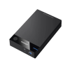 carcasa de disco duro para 3.5" y 2.5" (enclosure) | con cable usb 3.0 | para hdd 3.5" / ssd 2.5" | sata i/ii/iii | uasp | hasta 16 tb | compatible con windows, linux, mac os | no requiere controlador | cable 1m | incluye adaptador d