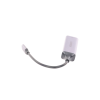 adaptador de red usb c 3.1 (5 gbps) a rj45 | thunderbolt 3 | admite 10/100/1000 mbps | chip inteligente | amplia compatibilidad | caja de aluminio | longitud del cable 10 cm.