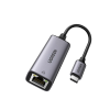 adaptador de red usb c 3.1 (5 gbps) a rj45 | thunderbolt 3 | admite 10/100/1000 mbps | chip inteligente | amplia compatibilidad | caja de aluminio | longitud del cable 10 cm.
