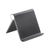 soporte de escritorio para tablet / ajustable de 0° a 100° / goma antiarañazos / antideslizante / amplia compatibilidad con dispositivos de 4'' a 13'' / plegable / abs / color negro