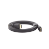 cable hdmi 2.0 plano de 1.5 m / 4k@60hz / hdr / 3d / hec (canal ethernet hdmi) / arc (canal de retorno de audio / color profundo de 48 bits / audio de 32 canales / hdcp /audio dolby true hd 7.1 / 18 gbps / estañado y triple blindaje / anti interfer
