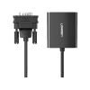 entrada: vga macho / salida: hdmi hembra / resolución de 1080p@60hz / puerto estéreo de 3.5 mm / plug and play, sin controlador / longitud del cable 15 cm. / incluye cable de alimentacion usb / incluye cable de audio de 3.5mm.