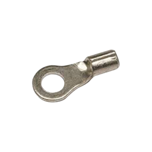 terminal de ojo número 8, sin forro para cables awg 16 14.