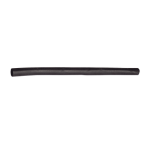 tubo termoencogible (termofit) negro de 1.2 m, 1/2" de diámetro, reduce de 2:1, poliolefina.