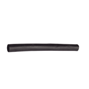 tubo termoencogible (termofit) negro de 1.2 m, 1/4" de diámetro, reduce de 2:1, poliolefina.