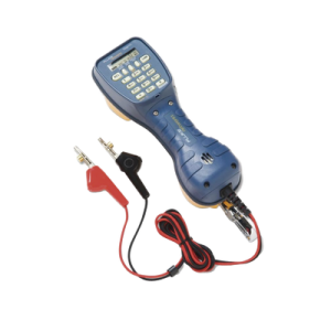 herramienta para comprobación de líneas telefónicas ts52 pro, con pantalla lcd y teclado con brillo