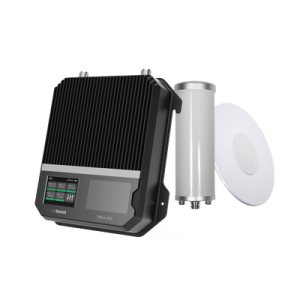 kit amplificador de señal celular 2g, 3g y 4g / mejora llamadas convencionales y volte / amplifica señal de telcel, at&t y movistar / cubre hasta 400 m² con una antena y hasta 1600 m² con 4 antenas.