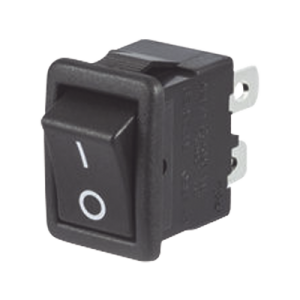 interruptor rocker dpst on off, 250 vca.,10 amp.,