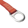 ancla universal de poliéster con un anillo tipo d, para anclaje en vigas o estructuras similares.