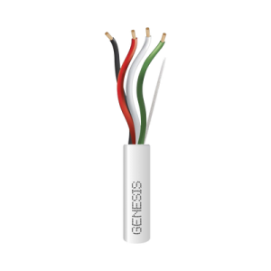 bobina de 152 metros / cable audacious / premium 4 x 14 awg / riser / libre de oxigeno / aplicaciones de audio profesional