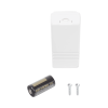 contacto magnético inalámbrico sin magneto / se puede conectar otro sensor cableado / 2 zonas /batería de larga duración 3 5 años