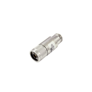 atenuador en línea de 6 db, 5 watt máximo, cd 4 ghz, conectores n macho hembra.