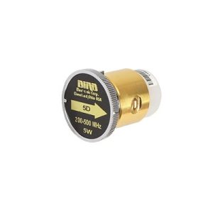 elemento de 5 watt en línea 7/8" para wattmetro bird 43 en rango de frecuencia de 200 a 500 mhz.