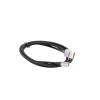 cable usb a a lightning | 1 metro | certificado mfi | carga rápida 5v/2.4 a | 480 mbps | conector c94 | adecuado para iphone, ipad y ipod | protección integrada | caja de aluminio | nylon trenzado | color negro.