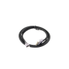cable usb a a lightning | 1 metro | certificado mfi | carga rápida 5v/2.4 a | 480 mbps | conector c94 | adecuado para iphone, ipad y ipod | protección integrada | caja de aluminio | nylon trenzado | color negro.