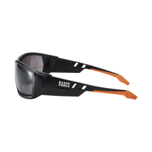 gafas de seguridad profesionales, marco completo, cristales grises