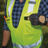 chaleco de seguridad reflectante de alta visibilidad, mediano/grande. con múltiples bolsillos de diferente capacidad