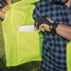 chaleco de seguridad reflectante de alta visibilidad, mediano/grande. con múltiples bolsillos de diferente capacidad