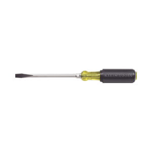 desarmador de punta plana de 10 mm con mango acojinado de 203 mm.