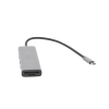 hub usb c multifuncional a hdmi 4k@60hz / hdcp2.2 / hdr10/3d / 2 puertos usb3.0 / lector de tarjetas sd+tf (uso simultáneo) / usb c pd 100w / 6 en 1