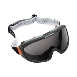 goggles de seguridad con mica gris, con resistencia a rayaduras y protección uv
