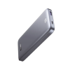 powerbank ultra delgado 10000mah | dos puertos | usb a + usb c | pd 3.0 20w | qc3.0 22.5w | fcp | afc | entrada/salida usb c (carga y alimentación) | salida usb a (carga) | pantalla inteligente | color gris.