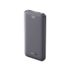 powerbank ultra delgado 10000mah | dos puertos | usb a + usb c | pd 3.0 20w | qc3.0 22.5w | fcp | afc | entrada/salida usb c (carga y alimentación) | salida usb a (carga) | pantalla inteligente | color gris.