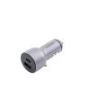 cargador de auto 52.5w | puerto usb a y usb c | carga rápida | compatible con vehículos de 12 y 24 vcd | pd3.0 + qc3.0 | chip inteligente | diseño compacto mayor eficiencia energética | caja de aluminio.