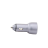 cargador de auto 52.5w | puerto usb a y usb c | carga rápida | compatible con vehículos de 12 y 24 vcd | pd3.0 + qc3.0 | chip inteligente | diseño compacto mayor eficiencia energética | caja de aluminio.