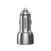 cargador de auto 52.5w | puerto usb a y usb c | carga rápida | compatible con vehículos de 12 y 24 vcd | pd3.0 + qc3.0 | chip inteligente | diseño compacto mayor eficiencia energética | caja de aluminio.