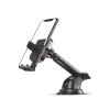 soporte de celular para automóvil con ventosa / diseño de sujecion en triangulo / ajustable 270° / rotable / estirable / amplia compatibilidad con dispositivos de 4'' a 7'' / color negro