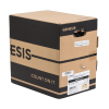 bobina de cable de 305 metros utp cat6 riser / color blanco / ul, cmr, probado a 350 mhz / para aplicaciones de cctv, redes de datos, ip megapixel, control rs485