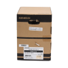 bobina de cable de 305 metros utp cat6 riser / color blanco / ul, cmr, probado a 350 mhz / para aplicaciones de cctv, redes de datos, ip megapixel, control rs485
