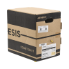 bobina de cable de 305 metros utp cat6 riser / color amarillo / ul, cmr, probado a 350 mhz / para aplicaciones de cctv, redes de datos, ip megapixel, control rs485