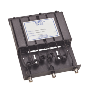 duplexer compacto de rechazo de banda, 140 150 mhz, 4.6 a 6 mhz sep. tx rx, 50 watt, bnc hembra.