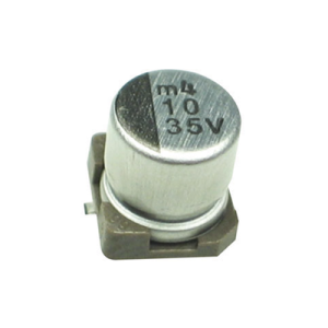 capacitor smd electrolítico de 10 ufd, 35 volt, de 5 x 5.8 mm, (647 uua1v100mcl1gs)