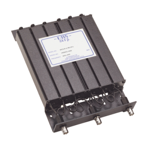 duplexer compacto de rechazo de banda, 400 440 mhz, 4.6 a 6 mhz sep., tx rx, 50 watt, bnc hembra.