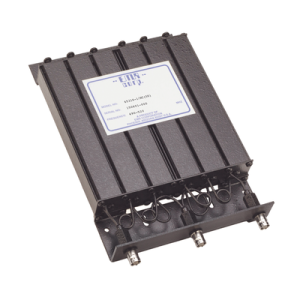 duplexer compacto de rechazo de banda, 480 512 mhz, 4.6 a 6 mhz sep. tx rx, 50 watt, bnc hembra.