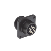 conector hembra circular de 6 terminales para uso rudo, amphenol