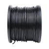 bobina de 1000 ft ( 305 m ) cat5e con gel para exterior, color negro, para aplicaciones en sistemas de redes de datos y cableado estructurado.uso intemperie.