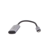 cable adaptador usb c a hdmi 4k@60hz / convertidor thunderbolt 3 / caja de aluminio / hdmi v2.0 / 3d / longitud del cable 10cm