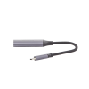 cable adaptador usb c a hdmi 4k@60hz / convertidor thunderbolt 3 / caja de aluminio / hdmi v2.0 / 3d / longitud del cable 10cm