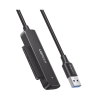 cable adaptador sata a usb 3.0 | sata 3.0/2.0 | soporta hdd y ssd de 2.5" | soporta s.m.a.r.t, trim, uasp | no requiere adaptador de corriente | cable 50 cm.