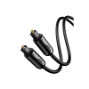 cable Óptico toslink (s/pdif) de alta calidad para audio digital / 3 metros / tapa de proteccion / dolby 7.1 canales / diseño durable / plug & play / color negro