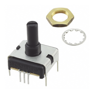 potenciómetro cuadrado 22 mm, 5k ohm, 3/4 watt, 1 vuelta / montaje en panel del monitor de servicio com 3 (pcw1j b24 kab502l).