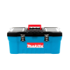 caja de herramientas de 24" con doble cerradura de metal (60 x 25 x 30 cm)