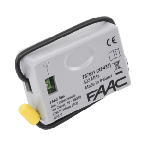 receptor inalámbrico xf 433 para operador faac s418
